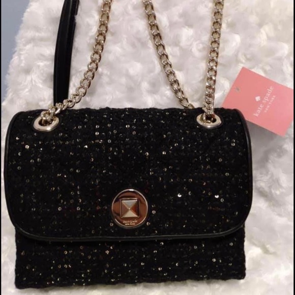 Kate spade tweed 2 way bag - Picture 1 of 4